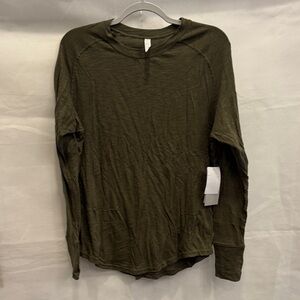 Zella Olive Night Long Sleeve Tee